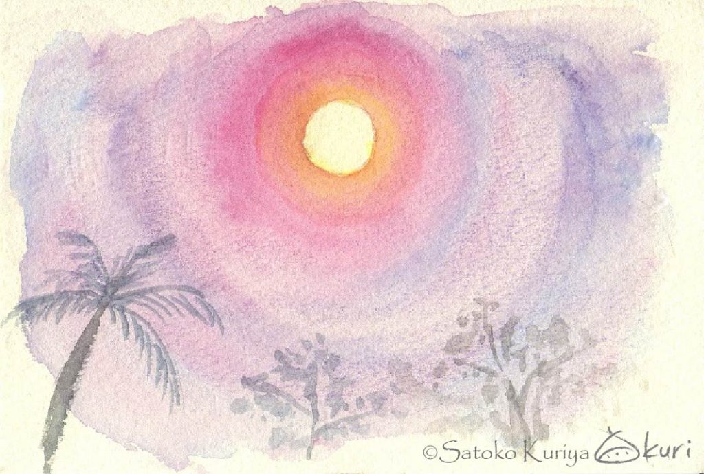 栗谷さと子　インド旅スケッチ　Travel sketch in India by Kuriya Satoko