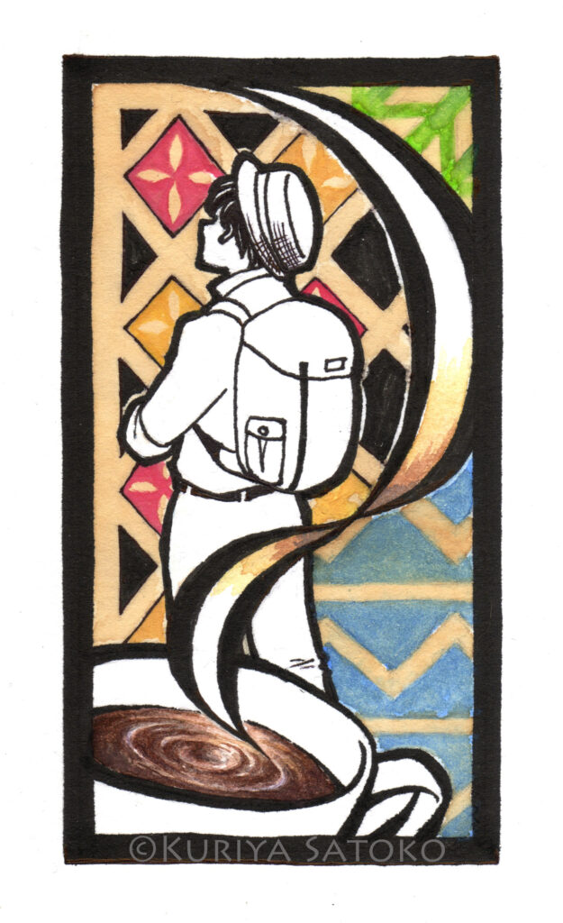 Kuriya Satoko illustration 栗谷さと子　イラスト「幕が上がる」挿絵