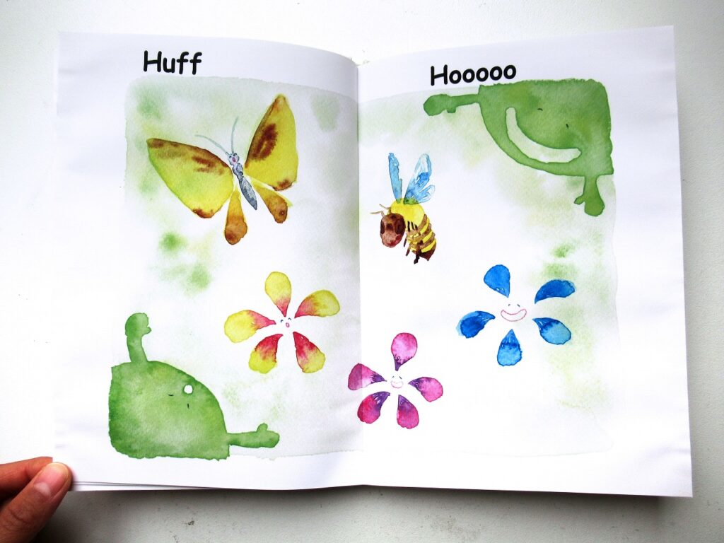 栗谷さと子 絵本 くろろぷらすと Kuriya Satoko book Chloroplast