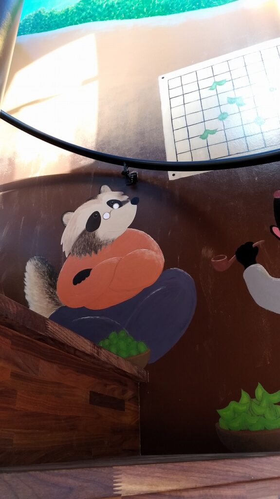 栗谷さと子　マツモトサトヤマドアーズ　壁画　Kuriya Satoko mural painting